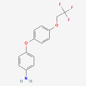 4-(4-(2,2,2-Trifluoroethoxy)phenoxy)aniline