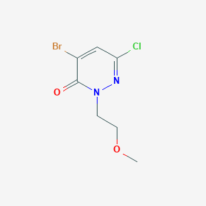 4-Bromo-6-chloro-2-(2-methoxyethyl)pyridazin-3(2H)-one