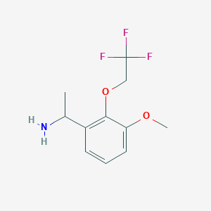 1-[3-Methoxy-2-(2,2,2-trifluoroethoxy)-phenyl]-ethylamine