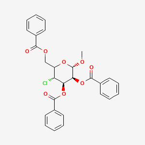 Methyl 4-Chloro-4-deoxy-alpha-D-glucopyranoside Tribenzoate