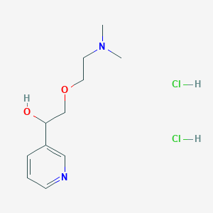 B153402 alpha-((2-(Dimethylamino)ethoxy)methyl)-3-pyridinemethanol dihydrochloride CAS No. 131964-31-3