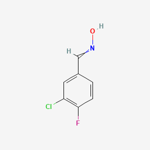 N-[(3-chloro-4-fluorophenyl)methylidene]hydroxylamine