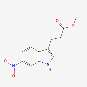 Methyl 3-(6-nitro-1H-indol-3-yl)propanoate