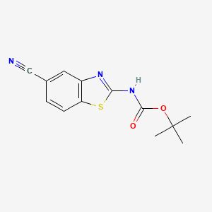 2-(Boc-amino)benzothiazole-5-carbonitrile