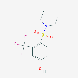 N,N-Diethyl-4-hydroxy-2-trifluoromethylbenzenesulfonamide