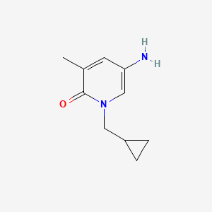 5-Amino-1-(cyclopropylmethyl)-3-methylpyridin-2(1H)-one