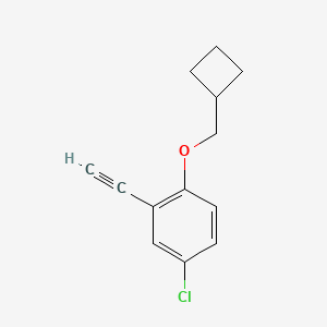 4-Chloro-1-(cyclobutylmethoxy)-2-ethynylbenzene