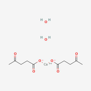 molecular formula C10H18CaO8 B15340355 Calcium 4-oxopentanoate dihydrate 