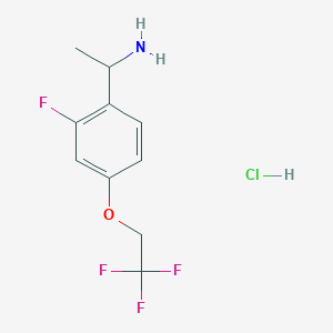 1-[2-Fluoro-4-(2,2,2-trifluoroethoxy)-phenyl]-ethylamine hydrochloride