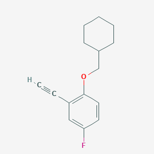 1-(Cyclohexylmethoxy)-2-ethynyl-4-fluorobenzene