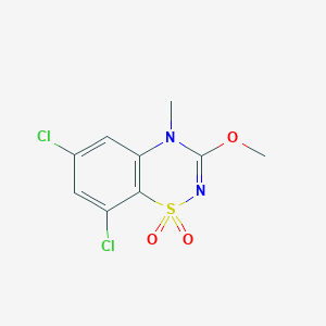 6,8-Dichloro-3-methoxy-4-methyl-4H-1,2,4-benzothiadiazin-1,1-dioxide