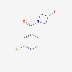 (3-Bromo-4-methylphenyl)(3-fluoroazetidin-1-yl)methanone