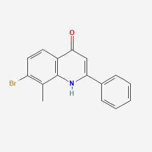 7-Bromo-8-methyl-2-phenylquinoline-4-ol