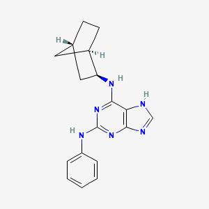 N6-(Endo-bicyclo[2.2.1]heptan-2-yl)-N2-phenyl-9H-purine-2,6-diamine