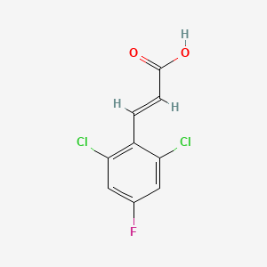 (E)-3-(2,6-dichloro-4-fluorophenyl)prop-2-enoic acid