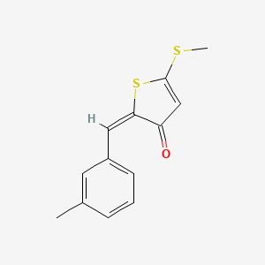 2-(3-Methylbenzylidene)-5-(methylthio)thiophen-3(2H)-one