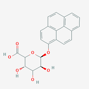 molecular formula C22H18O7 B15340547 1-Hydroxypyrene-D-Glucuronide 