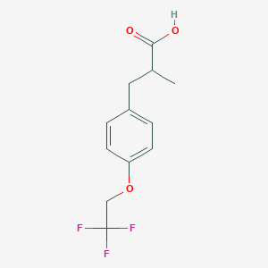 2-Methyl-3-[4-(2,2,2-trifluoroethoxy)-phenyl]-propionic acid