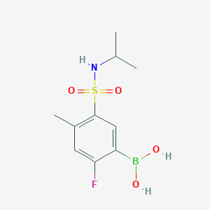 (2-fluoro-5-(N-isopropylsulfamoyl)-4-methylphenyl)boronic acid