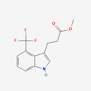 Methyl 3-[4-(Trifluoromethyl)-3-indolyl]propanoate