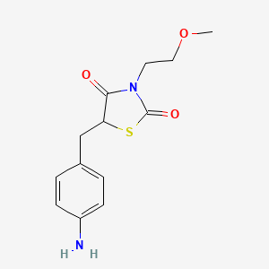 5-(4-Aminobenzyl)-3-(2-methoxyethyl)thiazolidine-2,4-dione