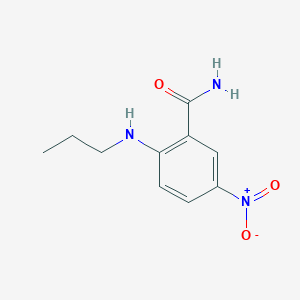 5-Nitro-2-(propylamino)benzamide