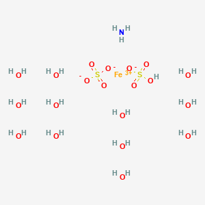 azane;hydrogen sulfate;iron(3+);sulfate;dodecahydrate