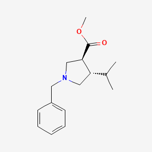 trans Methyl 1-benzyl-4-isopropylpyrrolidine-3-carboxylate