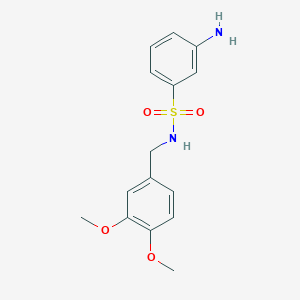 3-Amino-N-(3,4-dimethoxybenzyl)-benzenesulfonamide