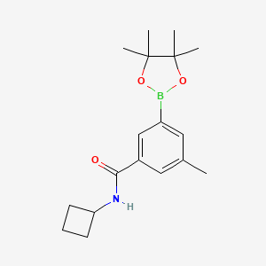 N-cyclobutyl-3-methyl-5-(4,4,5,5-tetramethyl-1,3,2-dioxaborolan-2-yl)benzamide