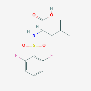 ((2,6-Difluorophenyl)sulfonyl)leucine