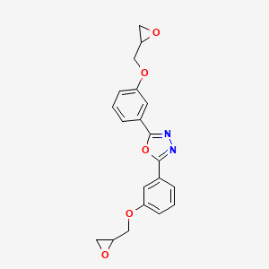 2,5-Bis[3-(oxiran-2-ylmethoxy)phenyl]-1,3,4-oxadiazole