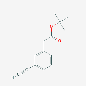 tert-Butyl 2-(3-ethynylphenyl)acetate