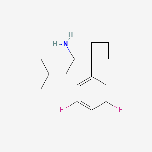 1-[1-(3,5-Difluorophenyl)cyclobutyl]-3-methyl-1-butylamine