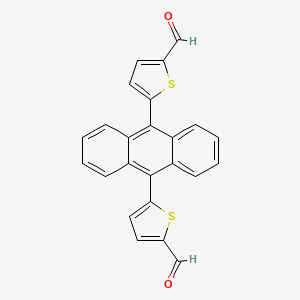 5,5'-(Anthracene-9,10-diyl)bis(thiophene-2-carbaldehyde)