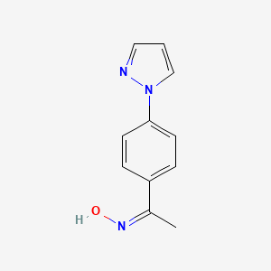 1-[4-(1H-pyrazol-1-yl)phenyl]ethanone oxime