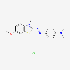 2-[[4-(Dimethylamino)phenyl]azo]-6-methoxy-3-methylbenzothiazolium chloride