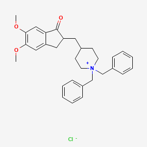 molecular formula C31H36ClNO3 B15341503 Donepezil Benzyl Chloride 