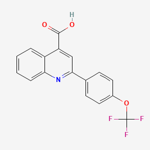 2-[4-(Trifluoromethoxy)phenyl]quinoline-4-carboxylic acid