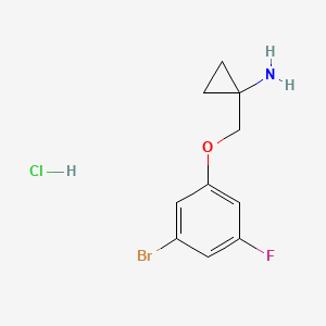 1-(3-Bromo-5-fluoro-phenoxymethyl)-cyclopropylamine hydrochloride