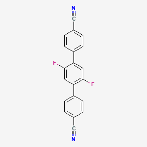 4-[4-(4-cyanophenyl)-2,5-difluorophenyl]benzonitrile