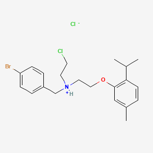 p-Bromo-N-(2-chloroethyl)-N-(2-(p-cymene-3-yloxy)ethyl)benzylamine hydrochloride