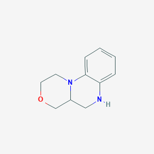 [1,4]Oxazino[4,3-a]quinoxaline,1,2,4,4a,5,6-hexahydro-(9ci)