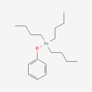 molecular formula C18H32OSn B15341946 Tributylphenoxystannane CAS No. 3587-18-6