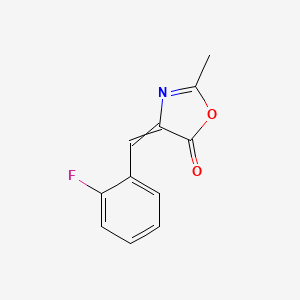 4-[(2-fluorophenyl)methylene]-2-methyl-5(4H)-Oxazolone