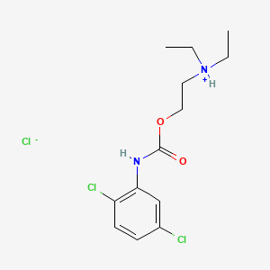 2-(Diethylamino)ethyl 2,5-dichlorocarbanilate hydrochloride