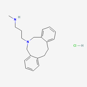 6H-Dibenz(c,g)azonine, 5,7,12,13-tetrahydro-6-(3-(methylamino)propyl)-, hydrochloride