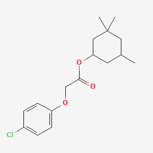 molecular formula C17H23ClO3 B15342089 (3,3,5-trimethylcyclohexyl) 2-(4-chlorophenoxy)acetate CAS No. 17564-84-0