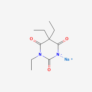 Barbituric acid, 1,5,5-triethyl-, sodium salt