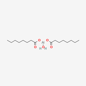 Hydroxybis(octanoato-O)aluminium